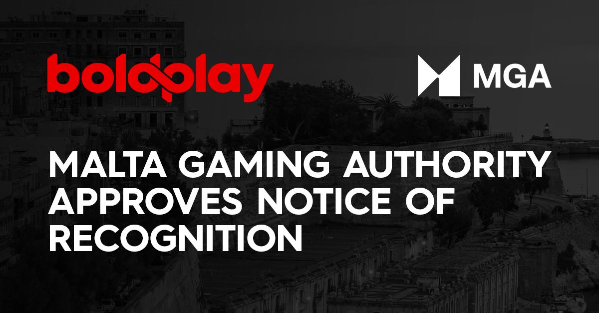 Boldplay 獲得 MGA 的認可通知 – 歐洲遊戲行業新聞